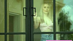 Seductive blondes Anna Claire and Haley Spades in steamy lesbian encounter