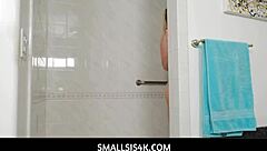 Petite blonde teen 18+ Lilly Bell films pov porn with stepbrother for cash