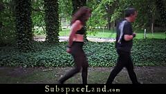 Bondage Newbie Gets Hogtied And Pussy Masturbated With Vibrator Closeup