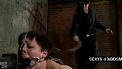 Harsh sex with toys and ropes