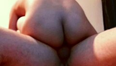 Swallowing my boss's thick cock while banging him at work