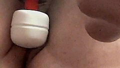 Blindfolded wife submits to mature masked play