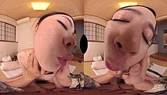 VR porn experience of an all-Asian slumber party