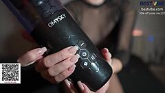 A bright evening leads to orgasm with Bestvibe Stormcup toy