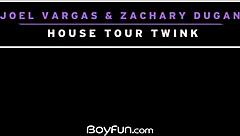 In boyfun, house tour turns into bareback anal sex session