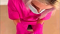 The young nurse gives me a boner during the exam