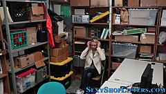 Teen Thief Caught And Gets Facial Cumshot From Burglar