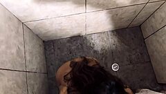 Spying On Cousin In Shower Leads To Moaning Sucking And Orgasms In Homemade Scene