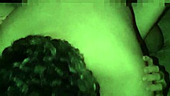 wife loves nighttime sex with husband, riding on top passionately