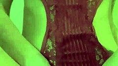 Young European blonde babe masturbates in sexy lingerie