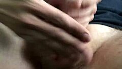 Satisfying ball slapping and cumming in a truck