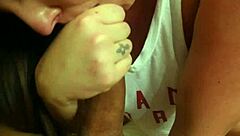 Stepbrother discovers porn on stepsister's laptop and blackmails her for hardcore pov fucking with petite teen body