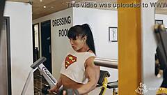 Korean bodybuilder's intense workout routine