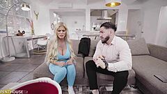 i'm the busty blonde housekeeper casca akashova fucking my boss to keep my job with licks and blowjobs