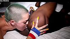 cassie blu's first vicious anal creampie with big black cock