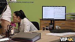 vip4k agent approves brunette nympho for hot sex action interview