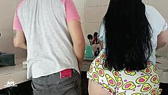 Discovering Stepson's Wife in Underwear, I Seize the Chance to Fuck Her Big Juicy Ass