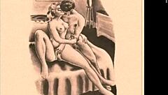 vintage erotic illustrations from antique comics and anime