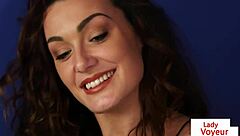 Cute babe spreads legs to help you jerk 😏