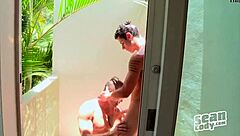 Sean Cody sucking cock bareback in pool
