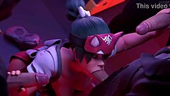 Kiriko endures intense face fucking and assfucking