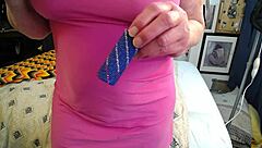 pretty pink panties got all cummy before i sent them away from dawnskye1962 hottest mature online