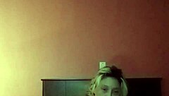 A passionate amateur with small breasts enjoys a big black cock