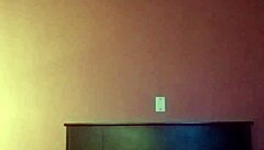 A passionate amateur with small breasts enjoys a big black cock