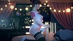 Groovy vibes with HMV and Overwatch in 3D funk music video