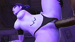 Hot girls play Overwatch and show their awesome asses