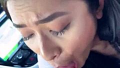 Petite Asian Teen Avery Black Flashes And Gets Fucked In Car For Social Media