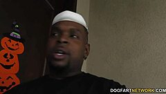 Karmen Karma enjoys interracial double penetration with big black cocks