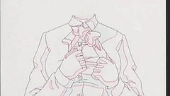 Anime teen gets roughly fucked in her tight pussy