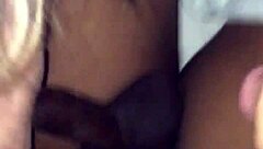 Blonde wife Brandi takes charge of her big black cock in cuckold scenario