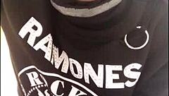 amateurs indulge in kinky homemade fetish with stockings on face creating pig nose