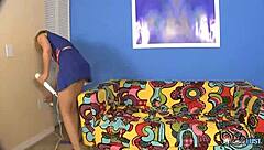 teen babe shares her experience with young cock