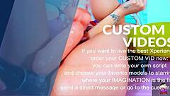 can you handle seeing huge dildos stretch her tight ass in this lesbian anal scene?