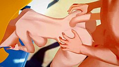 Petite 18+ Gadget Hackwrench from Rescue Rangers rides hard, getting her pussy creampied in intense hentai action