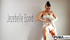 Hot Brunette Jezebelle Bond Intensely Teases and Fingers Her Wet Pussy
