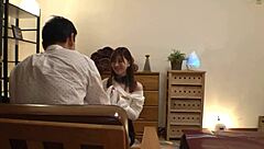 I feel the esthetician’s amazing stroking technique making me cum hard with oils and juices