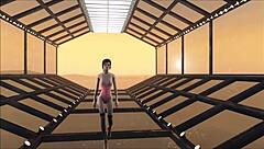 fallout 4 fashion number 204 with cute brunette in hentai cartoon anime game