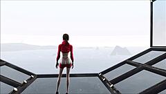 fallout 4 fashion number 204 with cute brunette in hentai cartoon anime game