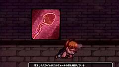 Sealed cave becomes erotic nest in hentai game