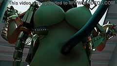 Lara's Experiment Porn 2 with Bound Machine Play