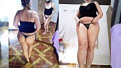 i watch mirella delic's sexy bbw striptease with fishnets and big ass