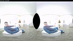 Lena Nitros engages in hardcore office sex in VR