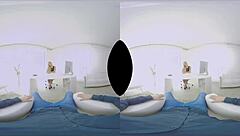 Lena Nitros engages in hardcore office sex in VR