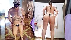 i watch mirella delic's sexy bbw striptease with fishnets and big ass