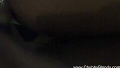 in this pov, the chubby blonde milf gets fucked italian style