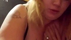 Dirty blonde slut cheats with intense passion